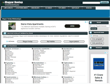 Tablet Screenshot of magyar-honlap.hu